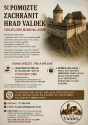 Podpořme společně záchranu hradu Valdek